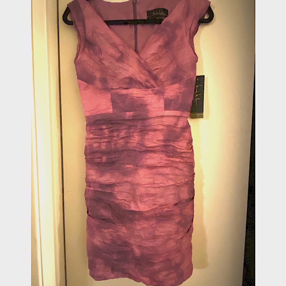 Ruched Nicole Miller Dress